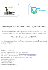 Podziękowanie Fundacja Jaśka Meli